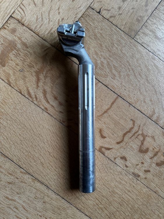 Tige De Selle Vélo Vintage Acier Chromé 25mm - Pour Vélo De Ville, Avec Chariot