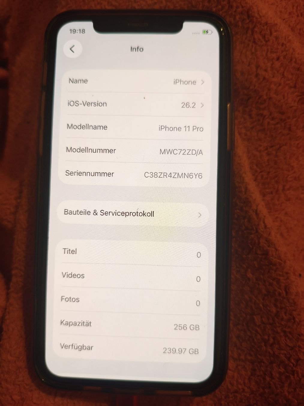 Apple Telefoni cellulari / Smartphones: Verkaufe mein Altes Iphone 11 Pro – Usato da Döttingen venduto da bea_zb78 4