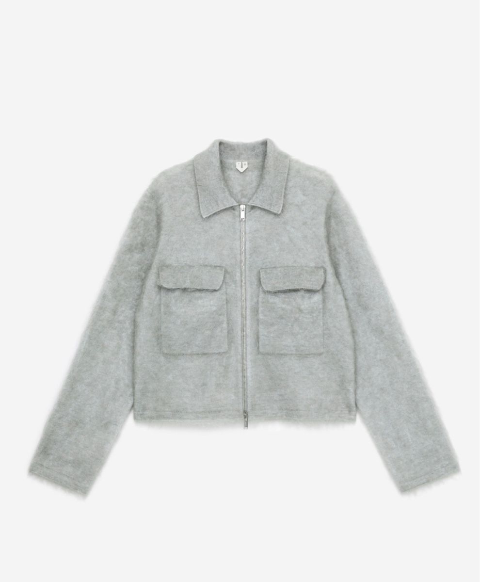 Arket Jacke grau neu S Mohair (Neu und originalverpackt) in Zug