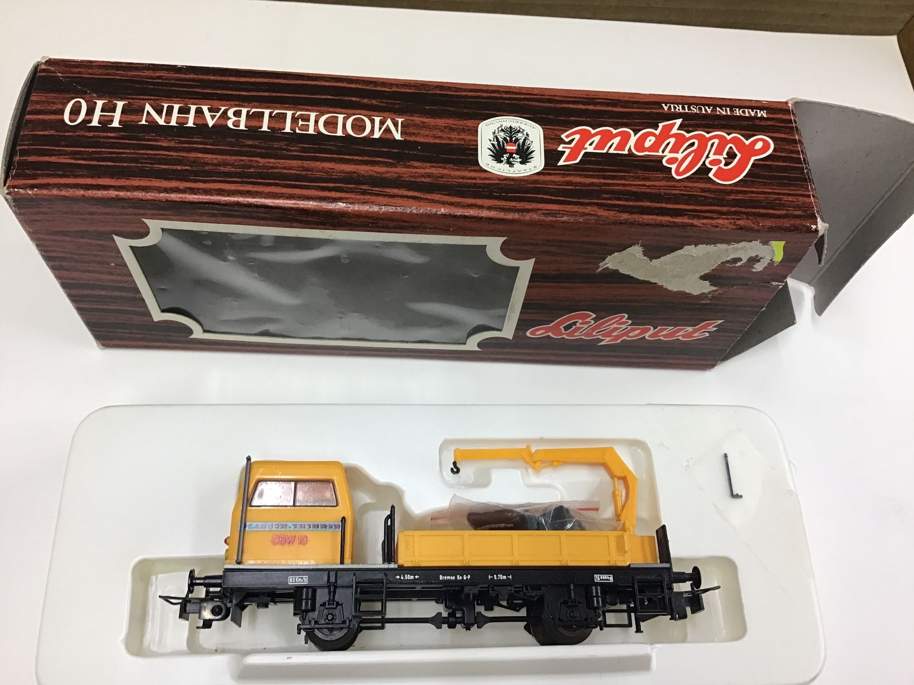 Liliput Modellini di ferrovie: Lilliput Modellbahn HO Kranwagen 381.10, – Nuovo (secondo la descrizione) da Männedorf venduto da Modell-Spezialisten