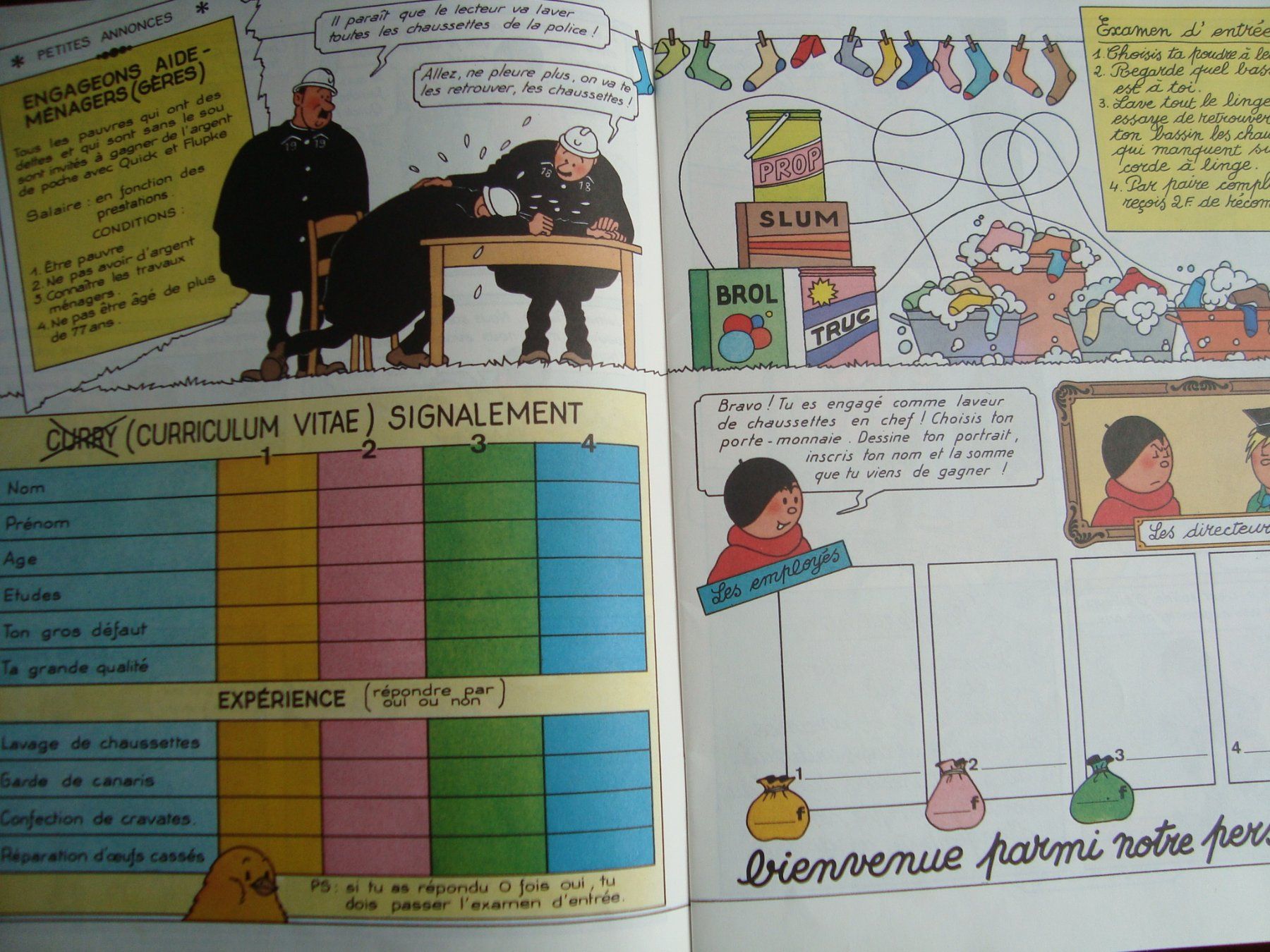 Libri: Jouez avec Quick & Flupke – Nuovo (secondo la descrizione) da Fribourg venduto da ruswil007 1