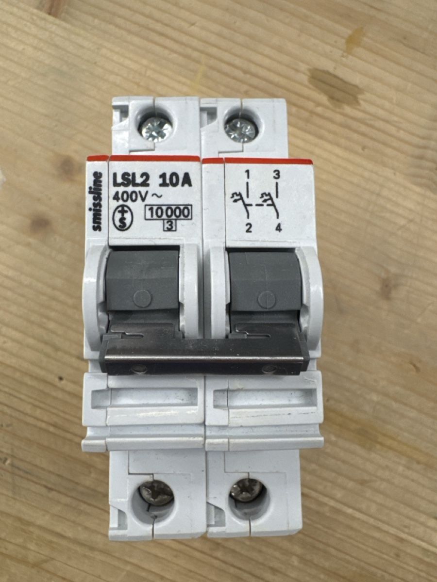ABB Componenti elettronici: ABB Smissline Leitungsschutzschalter 10A – Usato da Thun venduto da Topmat 1
