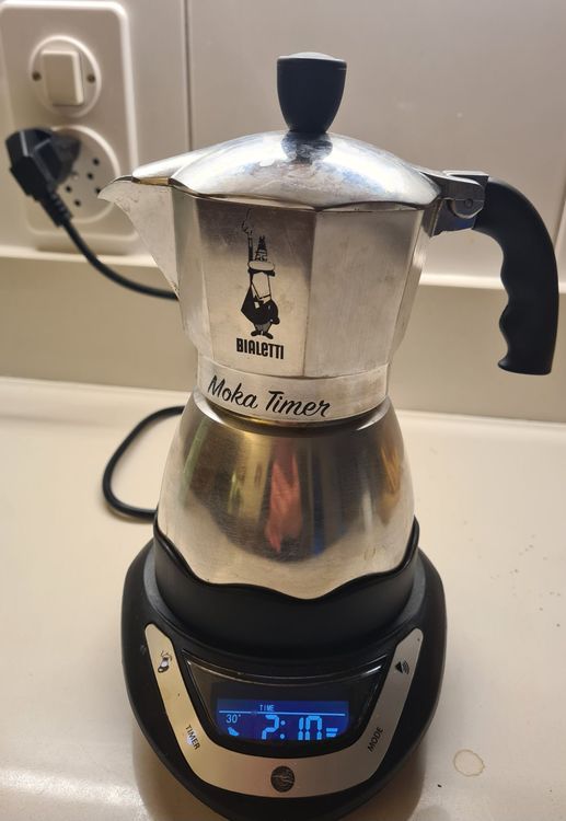 Bialetti Moka Timer - Elektrisch Cafetière (3 Tassen) (Gebraucht) in ...