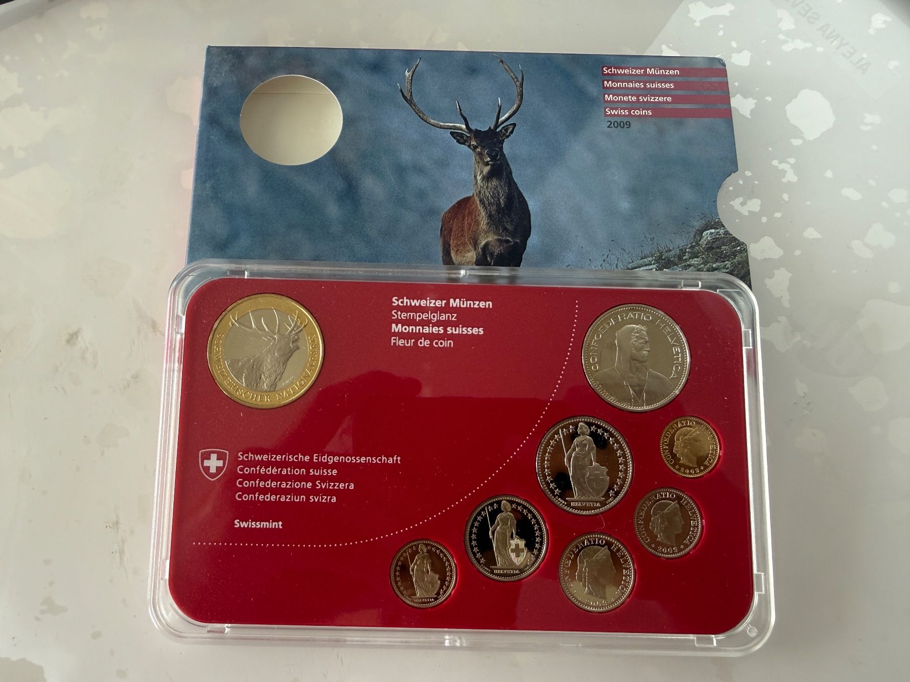 Alle Münzen: Schweizer Münzsatz 2009  Stempelglanz – Neu (gemäss Beschreibung) aus Wallisellen von SWISS_SILVER1 1
