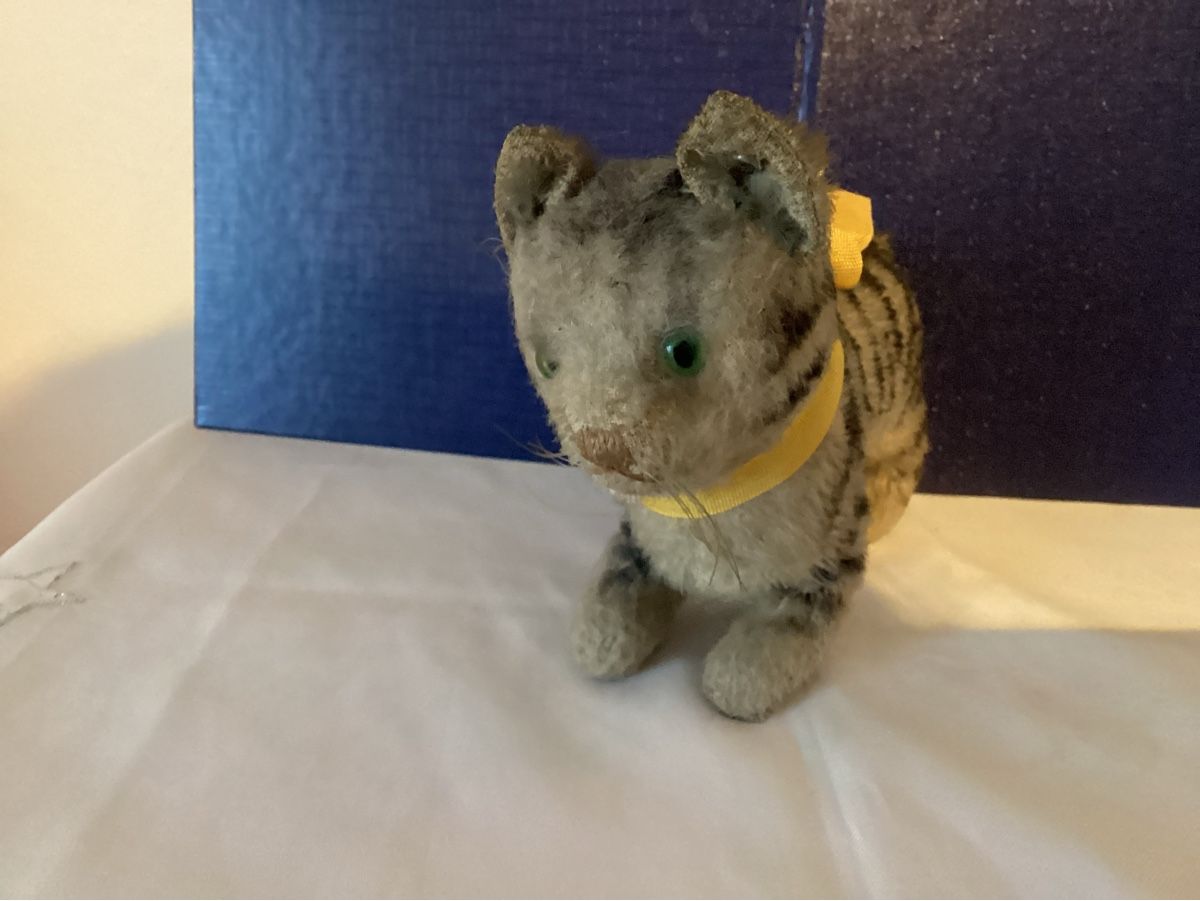 Steiff Giocattoli: ALTE STEIFF KATZE UM 1950/60 – Usato da Münchenstein venduto da NoSu98