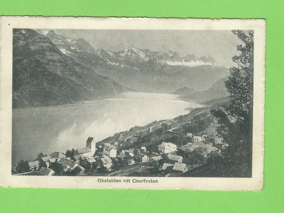 Cartoline postali: Obstalden mit Churfirsten – Usato da Zürich venduto da t24_de