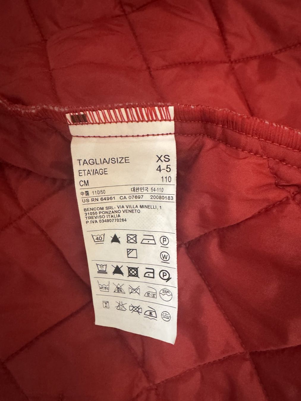 Benetton Giacche & Cappotti: Steppjacke Benetton Mädchen 110 – Usato da Kloten venduto da sab_khn2 3