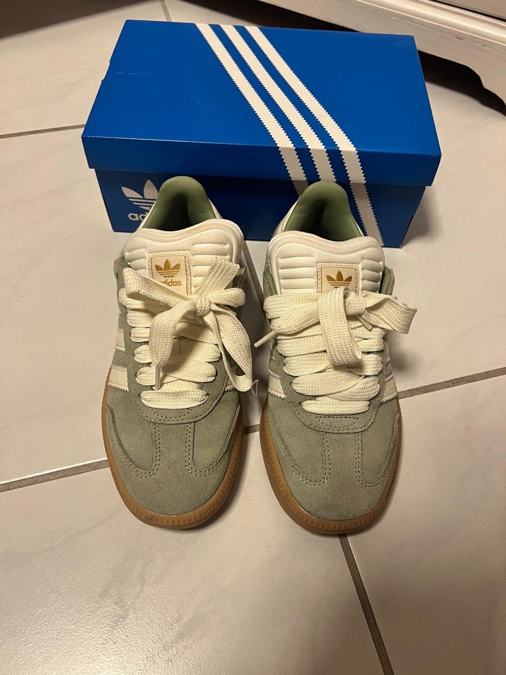 Adidas Herrenschuhe: Adidas Sambas grün – Neu (gemäss Beschreibung) aus Muhen von lau_7wcq 1