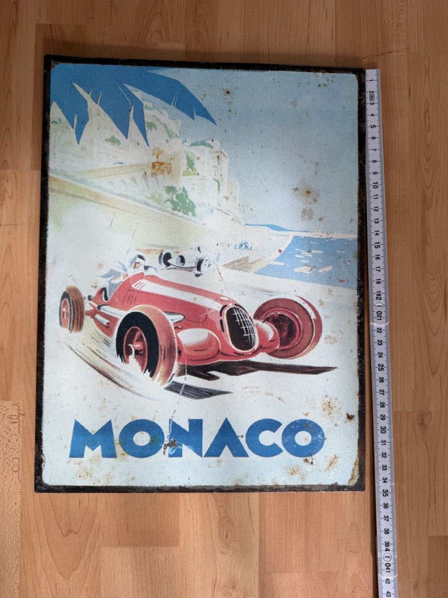 Schilder: Monaco Emaille Schild Blechschild – Gebraucht aus Zürich von tekinag