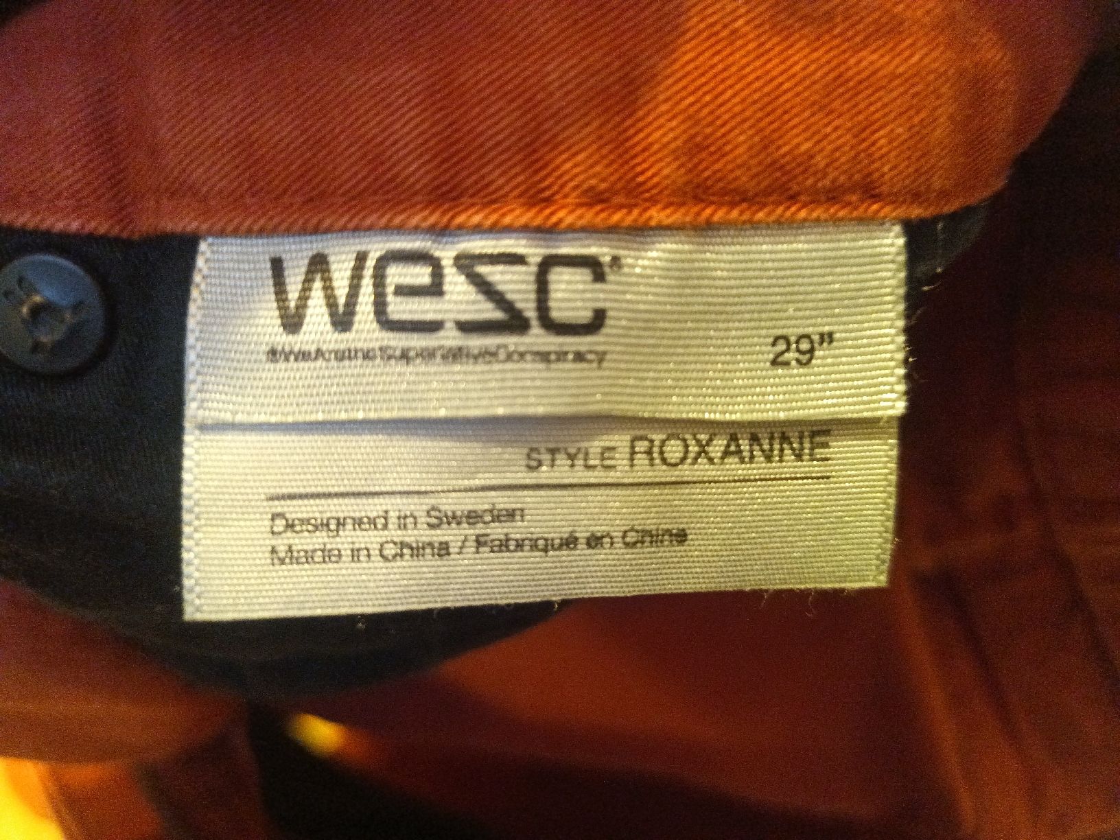 Pantaloni: WESC Shorts rostrot Gr.M – Usato da Dübendorf venduto da selestrine 2