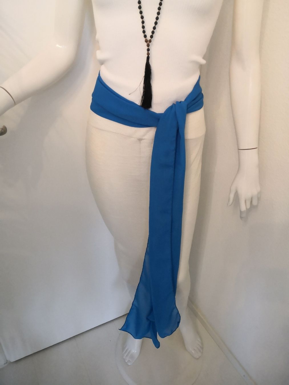 Gürtel: 🤩BOHO-CHIC CHIFFON-GüRTEL BLAU NEU – Neu (gemäss Beschreibung) aus Olten von Naja-Twins-Twins 7