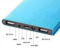 Powerbank SehrultraSlim Alu-body 8000mAh