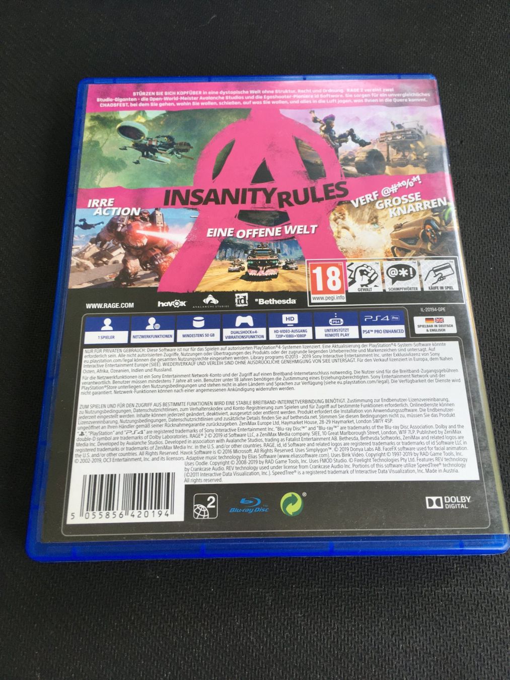 Sony Giochi: Rage 2 - PS4 / Playstation 4 – Usato da St.Gallen venduto da sjosjo 1