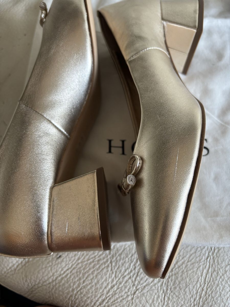 Hobbs Chaussures femmes: HOBBS - Ballerines Gold NEUF - 39 – Neuf avec emballage d'origine à Chardonne par teenyweeny 4