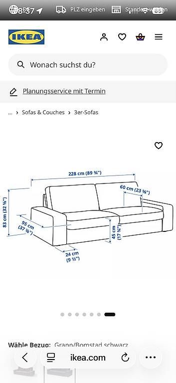 Sofas: Ikea Kivik 3er Ledersofa – Gebraucht aus Zürich von Staro19 1