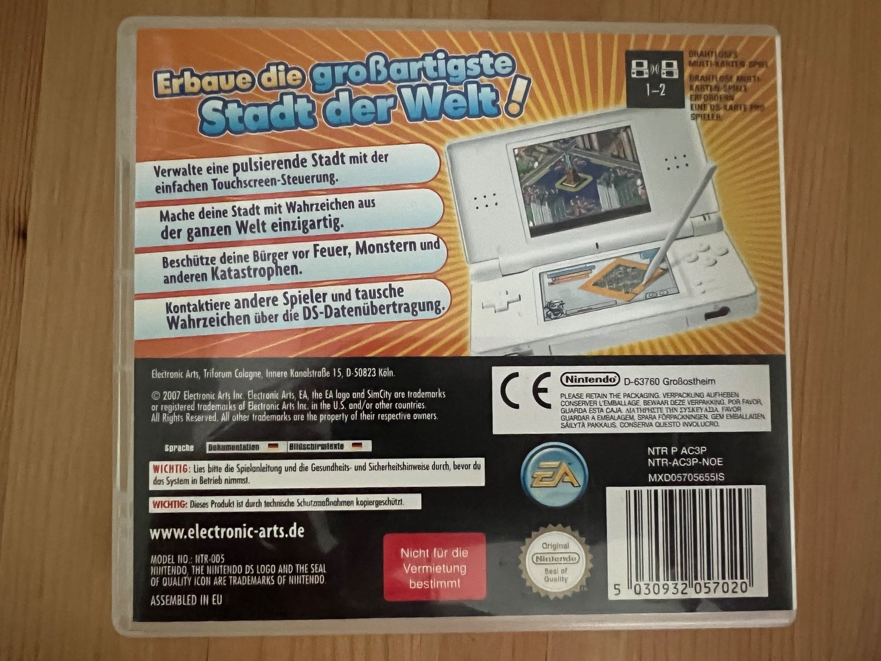 Nintendo Giochi: DS SIMCITY DS – Usato da st.gallen venduto da SoCre75 2