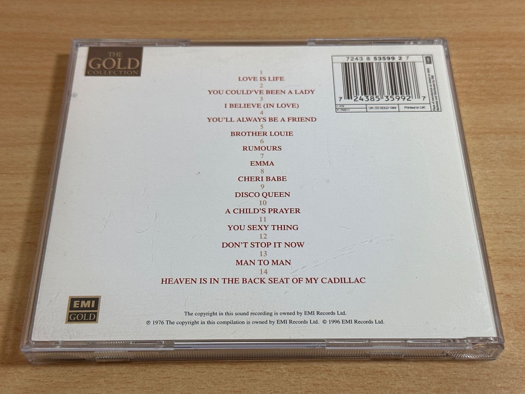 CD: Hot Chocolate – 14 Greatest Hits – Usato da Rikon im Tösstal venduto da Alpenmutz 1