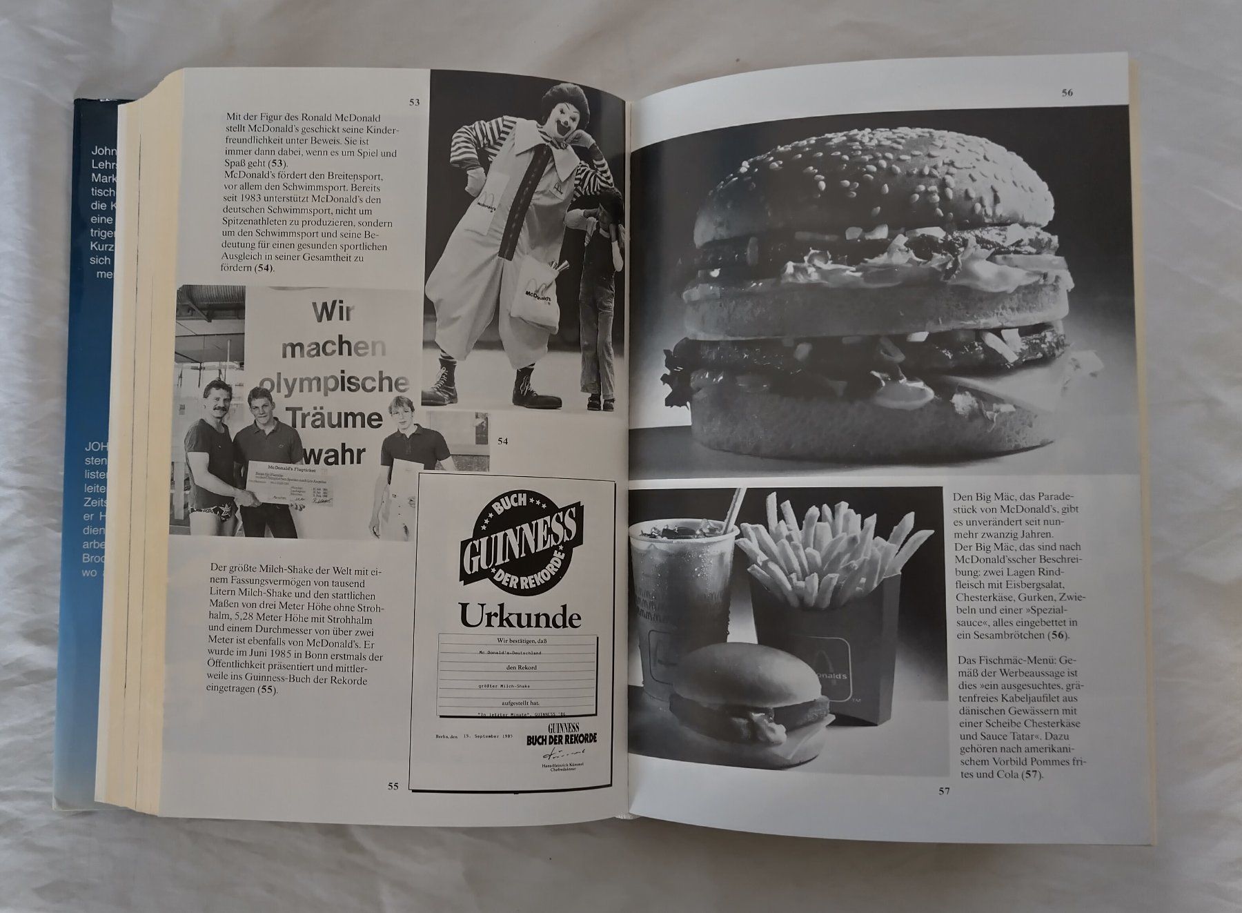 Libri: McDonald's - Anatomie eines Welterfolges  Buch 1987 McDonald – Usato da Bellach venduto da JingleJerry 7