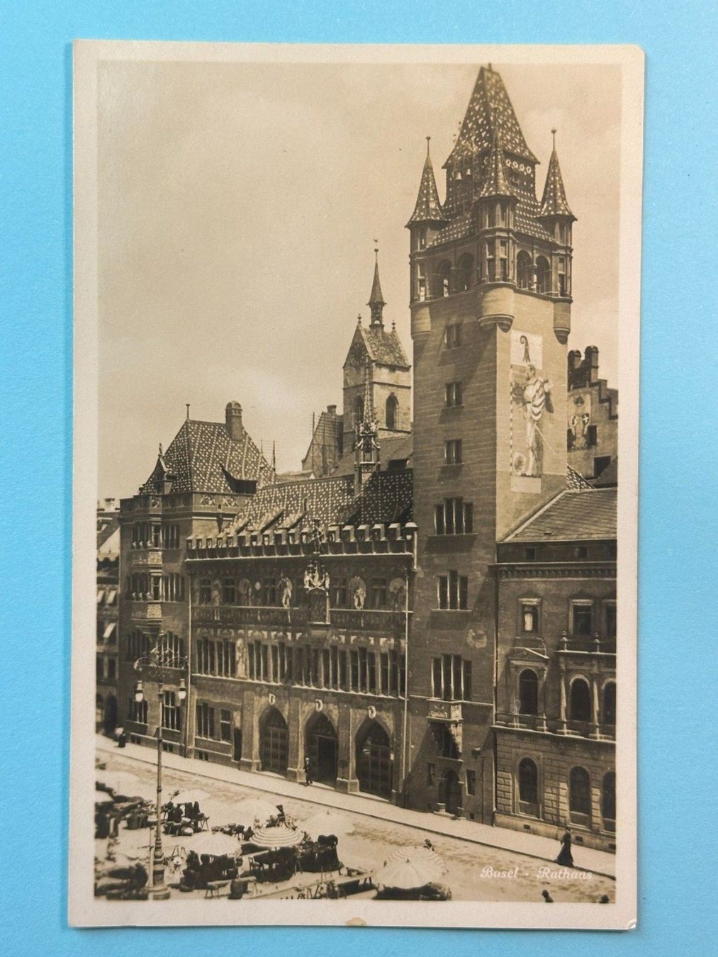 Cartoline postali: Basel, Rathaus – Usato da Steg VS venduto da danwer74