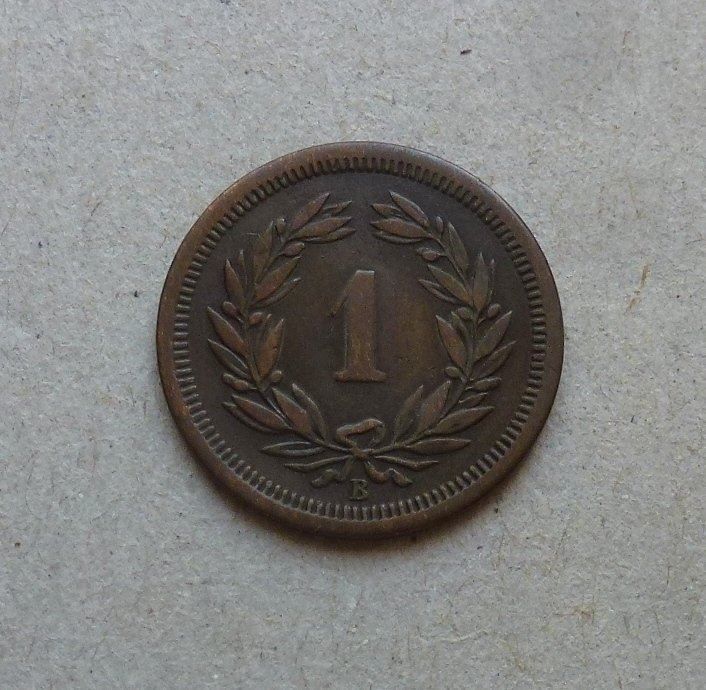 Tutti le monete: ++ 1 Rappen 1877, gute Erhaltung – Usato da Walkringen venduto da Casablanca777 1