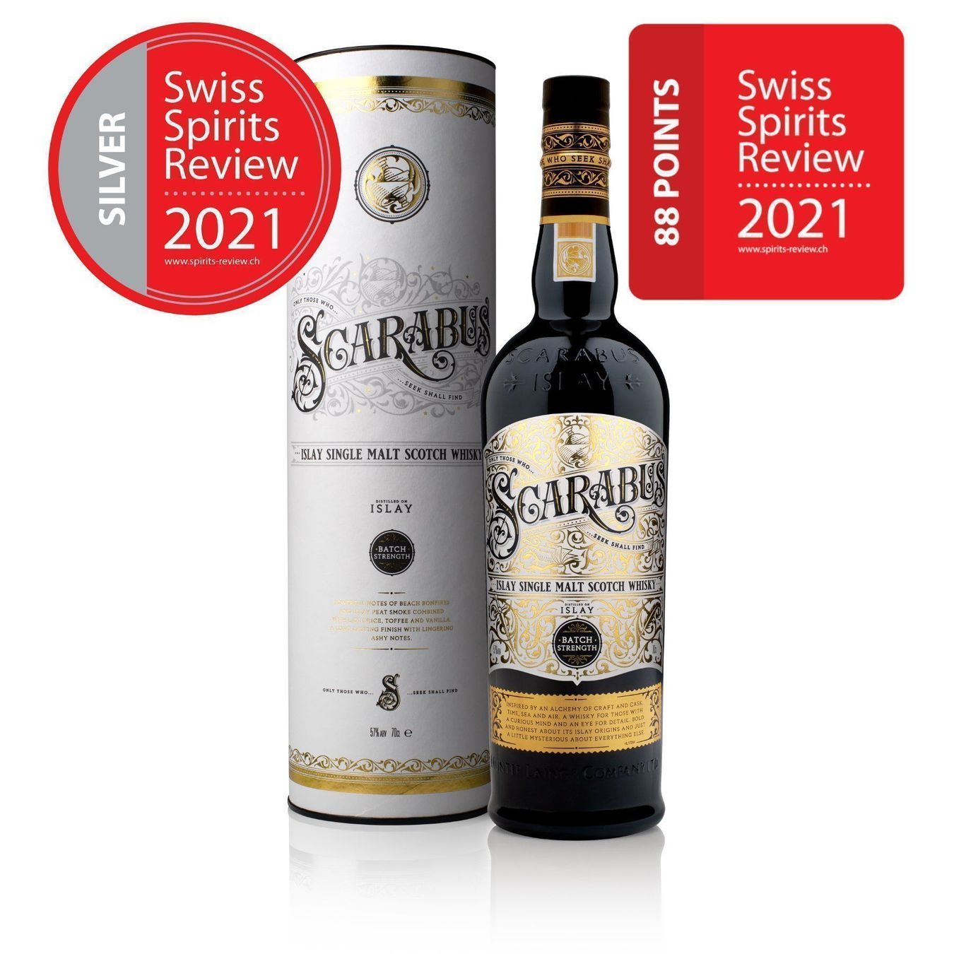Bevande alcoliche: Scarabus Batch Strength Islay Single Malt – Nuovo e nell'imballaggio originale da Meggen venduto da baerli1976 1