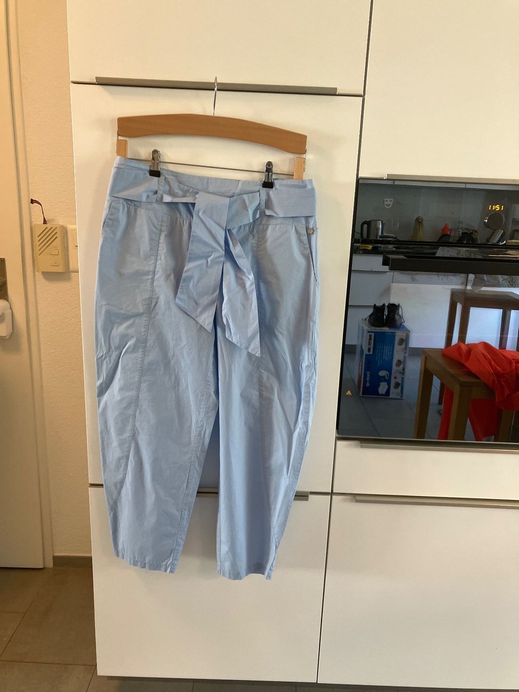 Nile Pantaloni: Sommer Stoffhose hellblau  Gr. M von NILE – Usato da Richterswil venduto da iso_w8ys