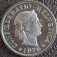 5 Rappen 1976 stgl. / aus Münzsatz
