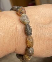 Bernstein Armband, Rohbernstein, Vintage Look