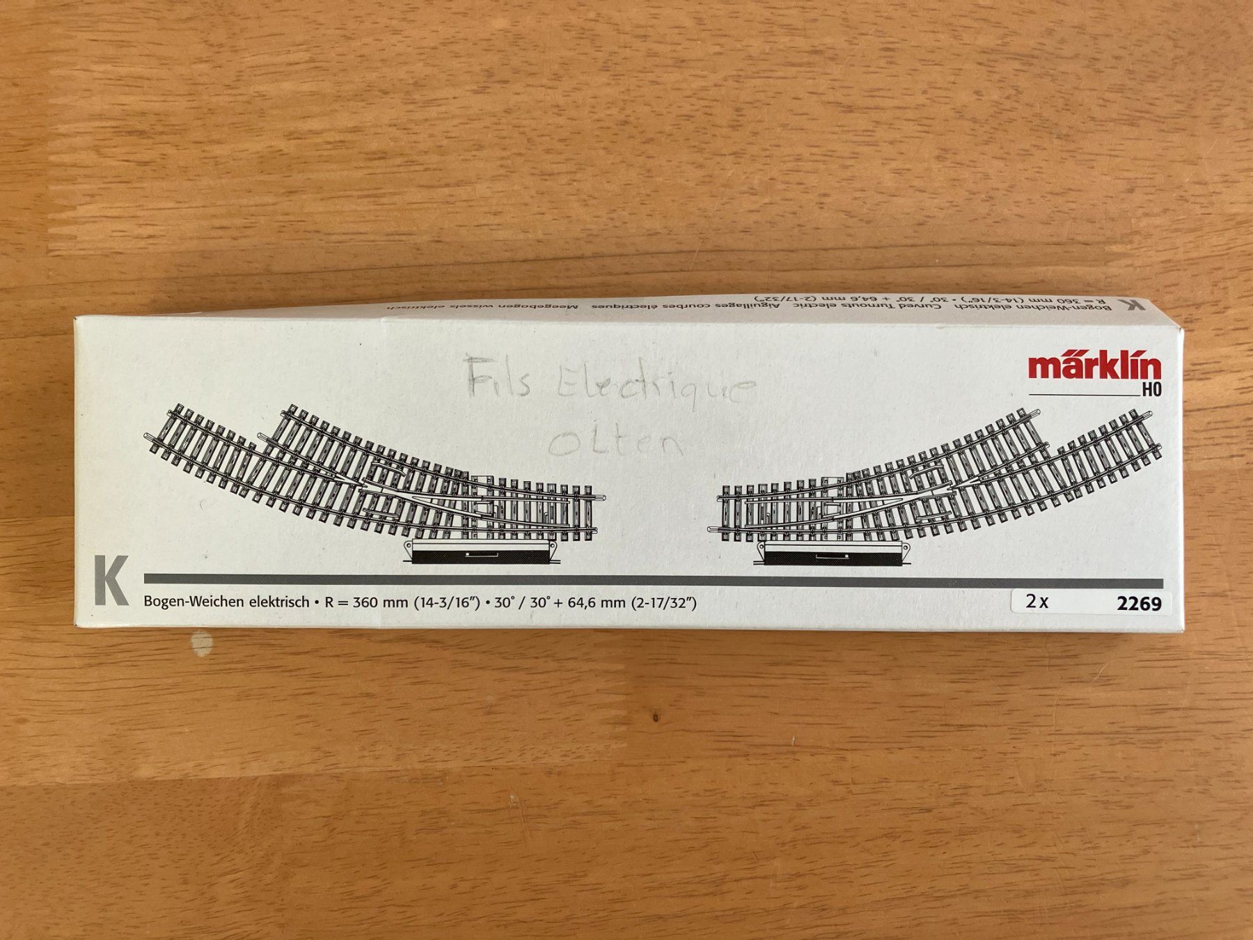 Märklin Modellini di ferrovie: Märklin 2269 pour voie K – Difettoso da Orbe venduto da Racine93
