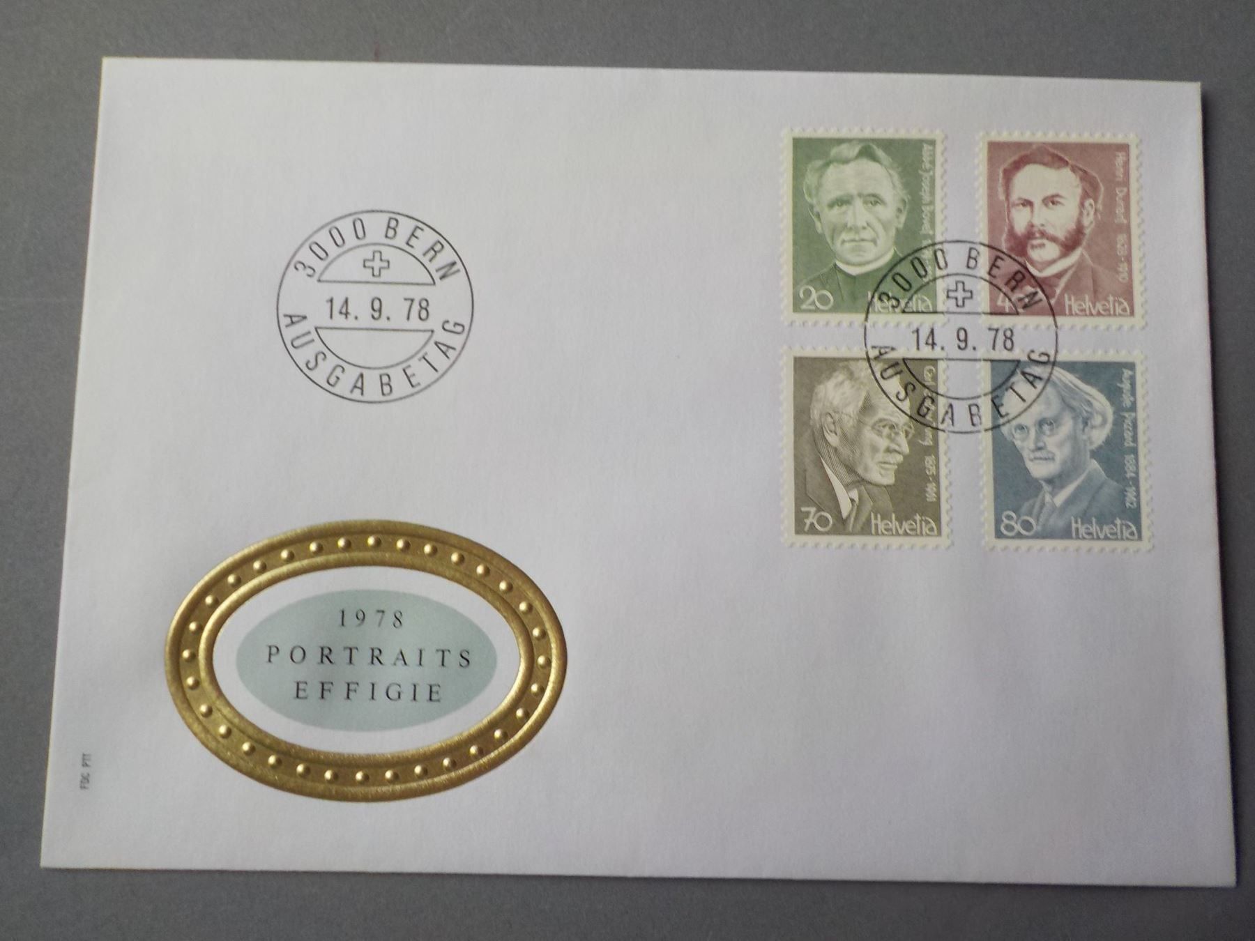 Tutti i francobolli: 1978,, FDC Porträtmarken, Serie – Nuovo (secondo la descrizione) da Muri b. Bern venduto da Ricardoverkauf