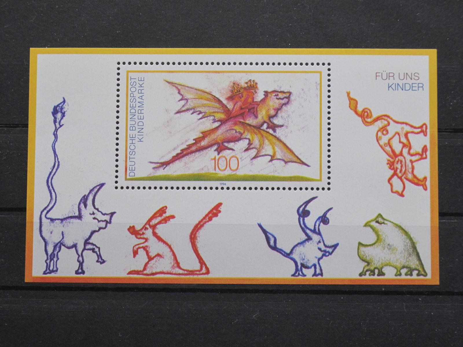 Alle Briefmarken: BRD 1994 Für die Kinder BL 30 ** – Gebraucht aus Wil SG von fva01