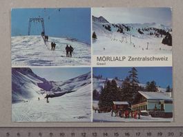 Mörlialp, 1979, Poststempel Giswil, Ski, Skilift