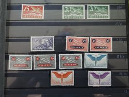 Album Flugpost ungestempelt**/* ab CHF 1.--