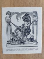 Exlibris Franz von Bayros - Original Grafik