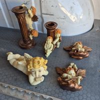 ALLES MUSS RAUS!!! Schutzengel Set Kerzenhalter etc. NEU