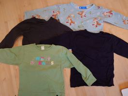 4x Langarmshirt Gr. 98