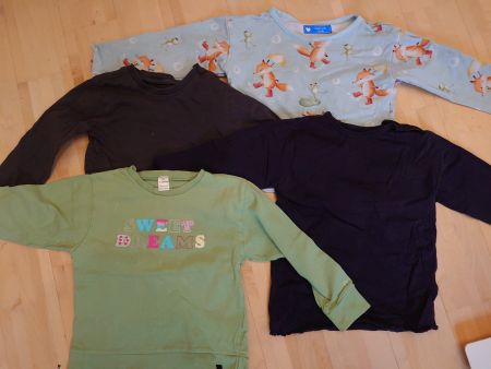 4x Langarmshirt Gr. 98