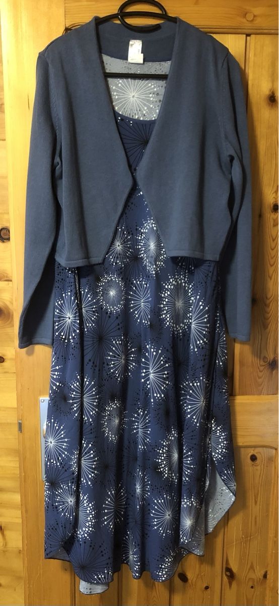 Vestiti: KLEID mit Bolero, Gr.40, blau – Nuovo (secondo la descrizione) da Mühlebach (Goms) venduto da chr_q6d8 3