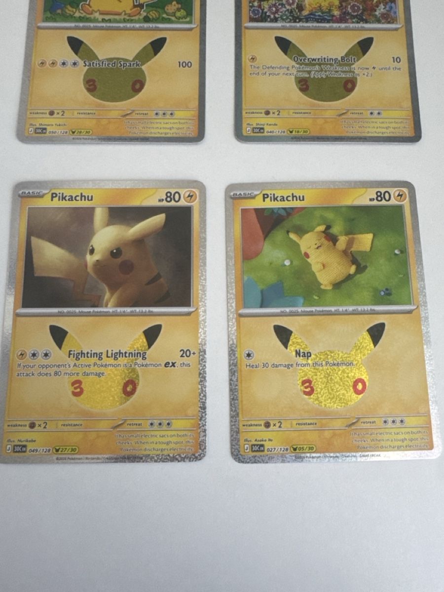 Pokémon Carte collezionabili: Pokemon 30th celebration Pikachu Karten – Usato da Uster venduto da esm_wr5k 3