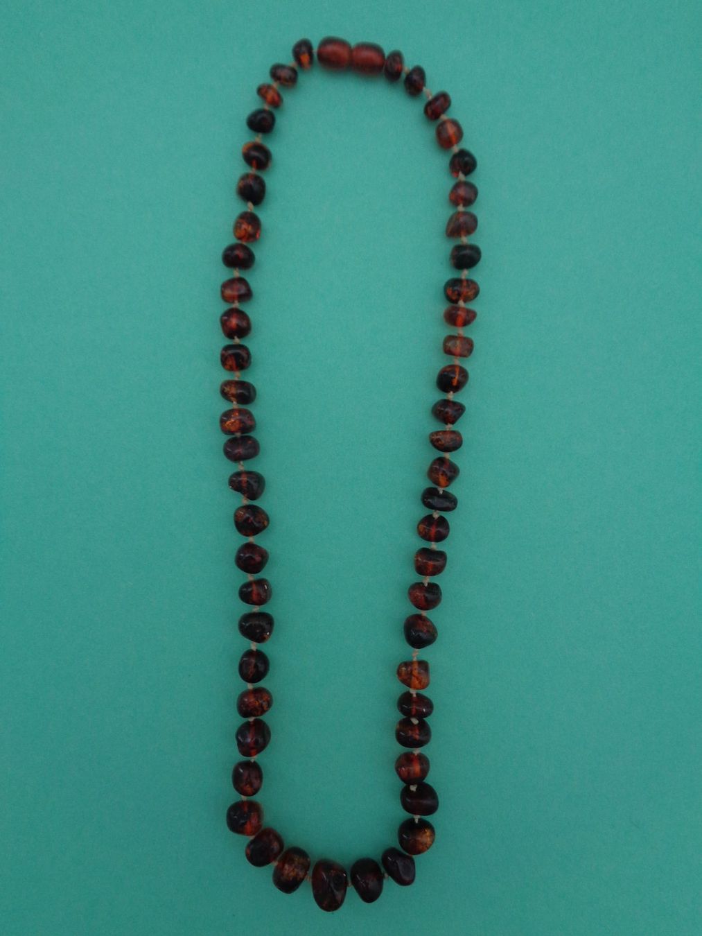 Catenine: Natur Bernstein Kette - Collier  49 cm. – Usato da Chur venduto da omonia