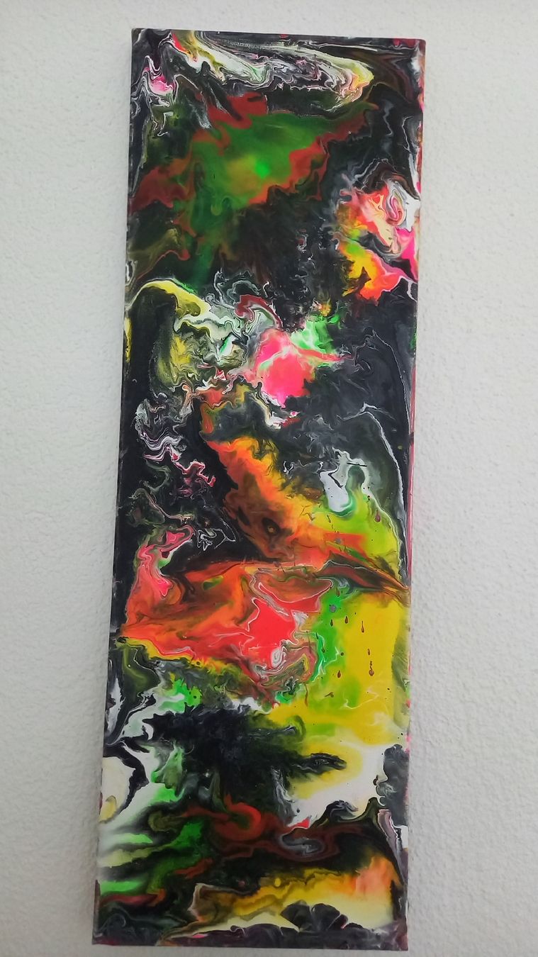 Dipinti: Schönes Acrylbild 60x20cm – Usato da Murten venduto da Cheri23