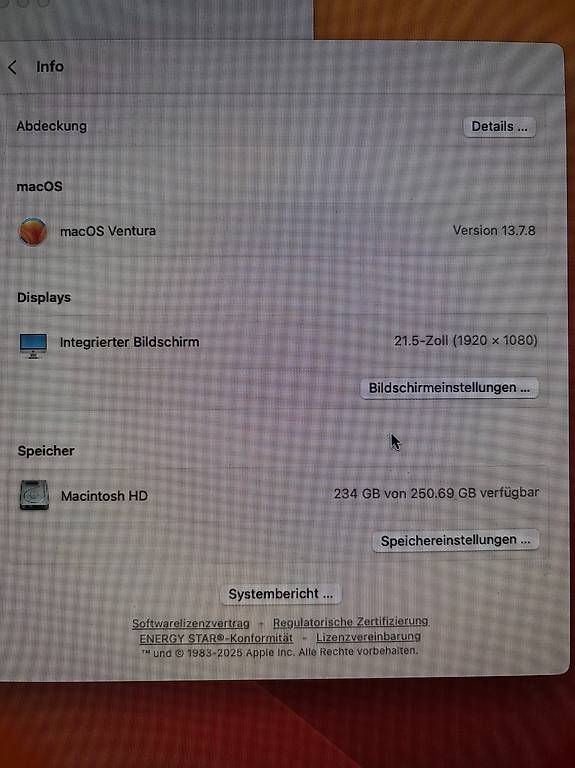 Apple PCs: IMac 21 Zoll 2017 – Gebraucht aus Basel von Yrmn57 3