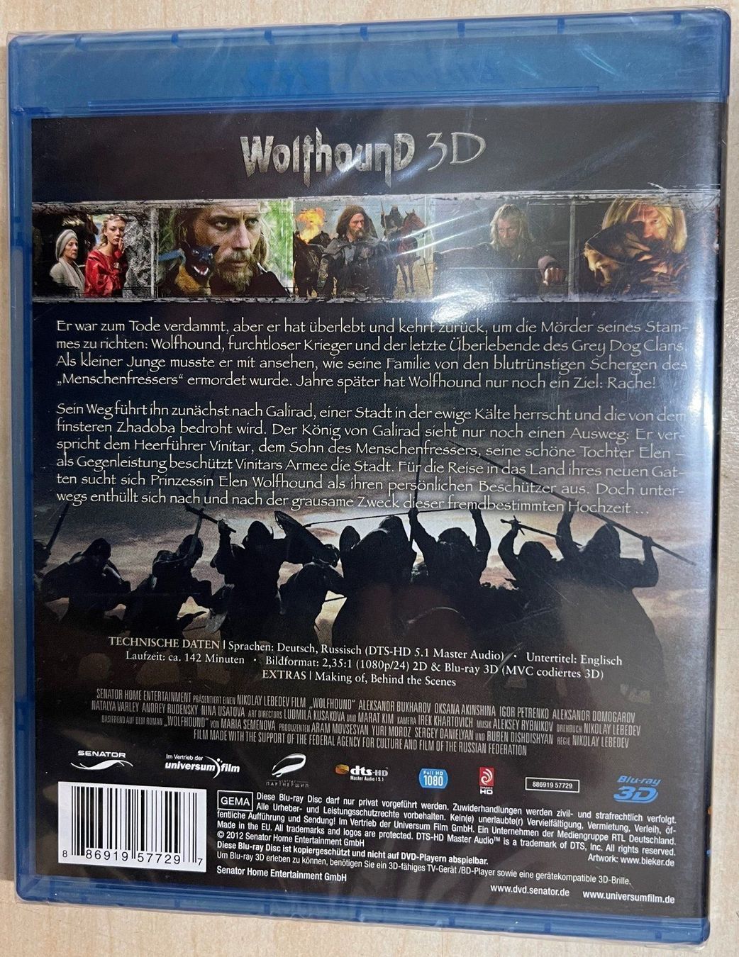 Tutti i DVDs: Wolfhound - 3D-Version (Blu-ray) – Nuovo e nell'imballaggio originale da Oftringen venduto da Vucki 1