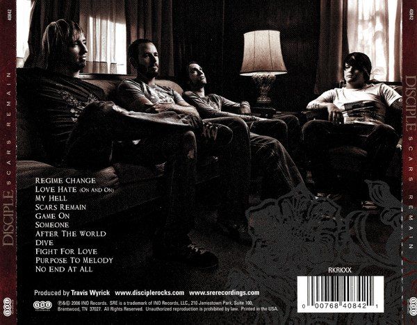 CD: Disciple – Scars Remain - Vergriffen! - c – Usato da Brittnau venduto da Zibu 1