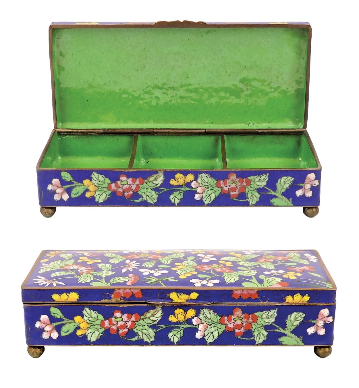 Barattoli: Beautiful Cloisonné Box, China – Usato da Morges venduto da 4WLS