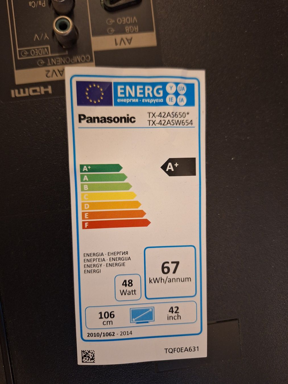 Panasonic Televisori: Panasonic TV 42" – Usato da Dättwil AG venduto da mei_nds6 1