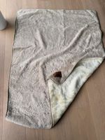 Babydecke 95 x 128 cm aus 100 % Alpacka Wolle im Flor