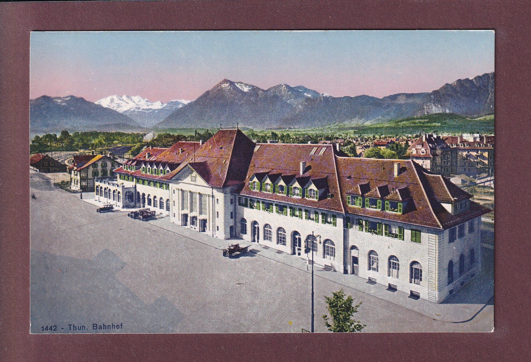 Ansichtskarten: THUN - Bahnhof – Gebraucht aus Pully von nicecards