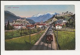 AK ca. 1910 Bellinzona mit Bahn