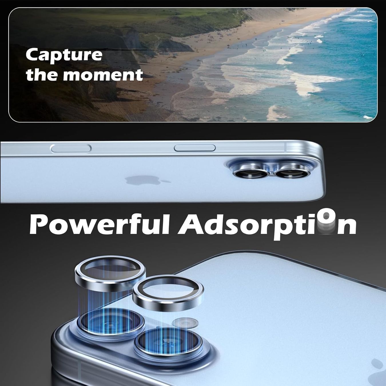 Apple Telefoni cellulari / Smartphones: iPhone 17  - 2 Verres protection Caméra Bleu claire – Nuovo e nell'imballaggio originale da Morges venduto da DigiAC 2